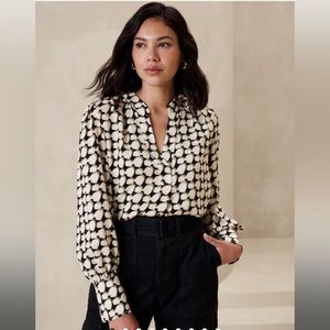 Women's Banana Republic Volume Sleeve Blouse